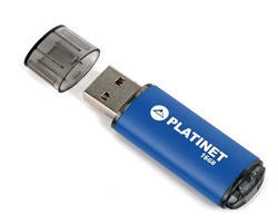 Flash disk 16 GB Platinet PenDrive X-Depo USB 2.0, barva modrá