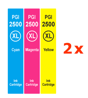 ** Sada 6 inkoustů Canon PGI-2500C,M,Y XL se slevou 15 % !!