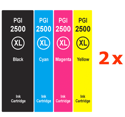 ** Sada 8 inkoustů Canon PGI-2500BK,C,M,Y XL se slevou 18 % !!