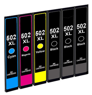 ** Sada 6 inkoustů Epson 502XL BK,C,M,Y kompatibilní se slevou 15 % !!