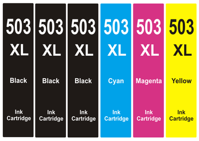 ** Sada 6 inkoustů Epson 503XL BK,C,M,Y kompatibilní se slevou 15 % !!