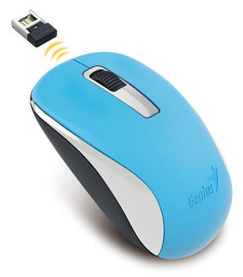 Genius optická myš NX-7005, 1200 DPI, bezdrátová, modrá, 3 tlačítka