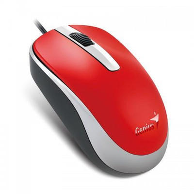 Genius optická myš DX-120, 1200 DPI, USB, červená, 3 tlačítka