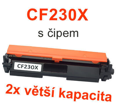 Toner HP CF230X / HP 30X kompatibilní, černý, 3.500 str. / s čipem !!