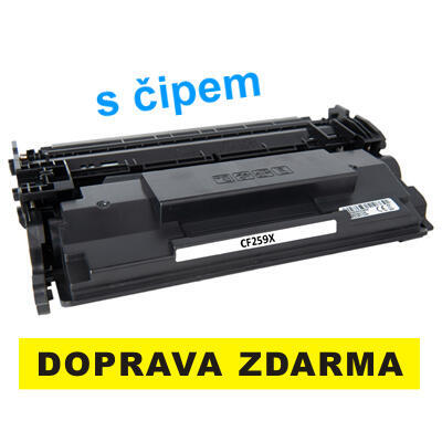 Toner HP CF259X / HP 59X kompatibilní, černý, 10.000 str. !! / S ČIPEM