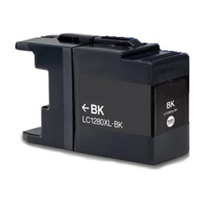 Inkoust Brother LC-1280XL BK kompatibilní, černý, 60 ml !!
