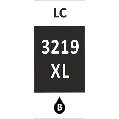 Inkoust Brother LC-3219XL BK kompatibilní, černý, 65 ml !!