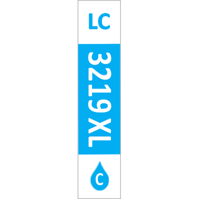 Inkoust Brother LC-3219XL C kompatibilní, azurový, 18 ml !!