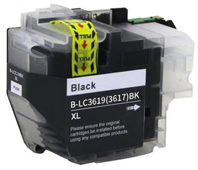 Inkoust Brother LC-3619XL BK kompatibilní, černý, 65 ml !!