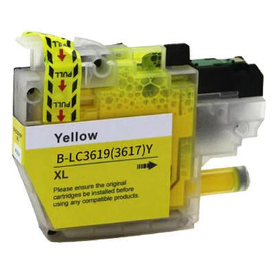 Inkoust Brother LC-3619XL Y kompatibilní, žlutý, 18 ml !!