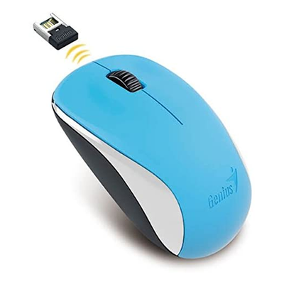 Genius optická myš NX-7000, 1200 DPI, bezdrátová, modrá, 3 tlačítka