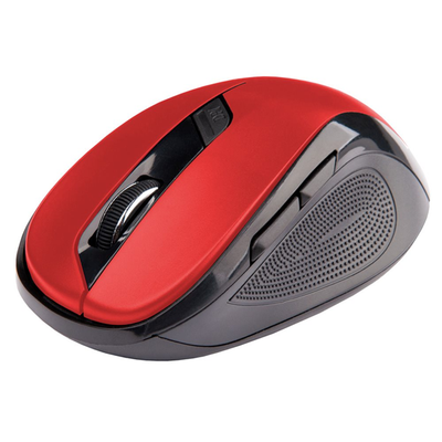 C-TECH bezdrátová optická myš WLM-02R, 1600 DPI, černo-červená, 6 tlačítek - 2