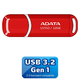 Flash disk 32 GB Adata UV150 USB 3.2,  barva perleťová karmínově červená