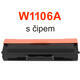 Toner HP W1106A / HP 106A kompatibilní, černý, 1.000 str.  / s čipem
