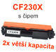 Toner HP CF230X / HP 30X kompatibilní, černý, 3.500 str.  / s čipem !!